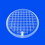 Smooth Machining Quartz Glass Slotted Plate Customized Drawing for sale