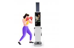 China Professional 8 Electrodes Body Composition Fat Analyzer Height Weight Scale with Printer supplier