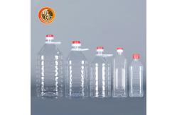 China OEM Clear Pet Plastic Condiment Bottles 250ml 500ml 1l Cooking Oil Container Plastic supplier