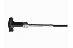 China Black T Handle Transmission Control Cable Welding Punching 3700MM Long supplier
