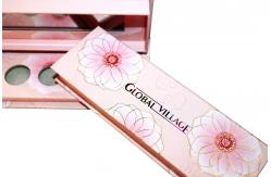 China CMYK Printing Eyeshadow Cardboard Palette Booklet Style 5 Pan Eyeshadow Palette supplier