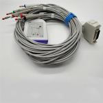 FUKUDA 10 Lead Ecg Cable With Leadwires , 3.6M Electrocardiogram Leads for sale