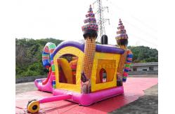 China Sugar Shack Bouncy Castle Slide Inflatable Combo Bounce House For Amusement supplier