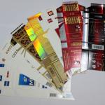 Eco Friendly Glossy  Metallized Board Smooth Surface Box Packaging Board