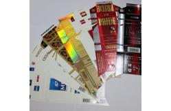 China Eco Friendly Glossy  Metallized Board Smooth Surface Box Packaging Board supplier
