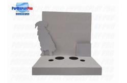 China Visual Impactful Dog Pet Desktop Cardboard Counter Display Easy To Assemble supplier