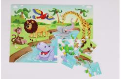 China Cool 4 Pack Paper Jigsaw Puzzle Toddler  4-8 Years Old Learning Educational supplier