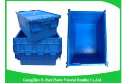 China Industrial 50kgs Security Plastic Attach Lid Containers / plastic storage bins with lids supplier
