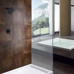 Round Shower Head Bathroom Shower Faucets Combo Valve Included for sale