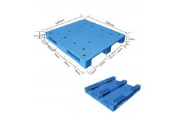 China 1300*1200mm Blue Nestable Plastic Pallet Single Faced ISO9001 supplier
