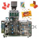 Candy Packaging Machine Self Supporting Bag Spout Pouches Feeding Machine for sale
