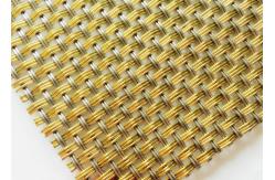 China Facade Cladding Architectural Mesh Railing Infill Panels Warp Pitch 105 X 15MM supplier