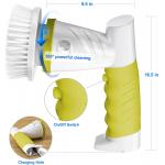 Handheld Electric Spin Scrubber Cordless Rechargeable Portable