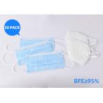 Anti Dust Earloop Face Masks Surgical Mouth Mask Adjustable Nose Piece for sale