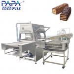 Wafer Chocolate Enrobing Machine With Cooling Tunnel Chocolate Enrobing Line for sale