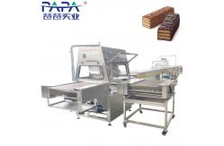 China Wafer Chocolate Enrobing Machine With Cooling Tunnel Chocolate Enrobing Line supplier
