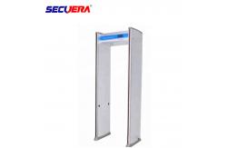 China Adjustable Sensitivity Walk Through Metal Detector With PVC Synthetic Material supplier