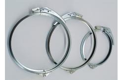 China Quick Release Sealing Ring USA Type 80mm 2 Inch Galvanized Pipe Clamps supplier