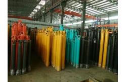 China Hang Upside Down Telescopic Cylinder Double Acting Heavy Duty Stoke 16m supplier