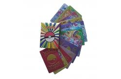 China Hot Gold Foil English Version Pokemon Cards 55pcs with Customizable Rulebook Design supplier