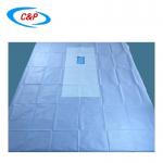 Blue Surgical Lithotomy Drape Sheets 40 X 48 Customized For Medical for sale