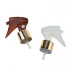 24/410 28/410 Trigger Sprayer With Aluminum Skirt With Button Switch