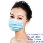 Adjustable Earloop Face Mask 3 - Ply Protection Dust Proof CE Approved for sale