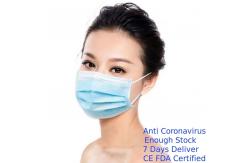 China Adjustable Earloop Face Mask 3 - Ply Protection Dust Proof CE Approved supplier