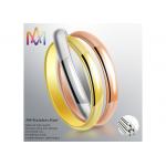 1.5mm Thickness Three Piece Stackable Engraved Rings