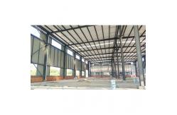 China Industrial Galvanized Metal Building Construction , Prefabricated Steel Structure Factory supplier