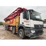 Used SANY 2021 Year Boom Concrete Truck 62M 180m3/H With 381/1800 Engine Power for sale