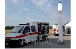 China Xenon Or Led Lamps 200w 400w Portable Inflatable Light Tower supplier