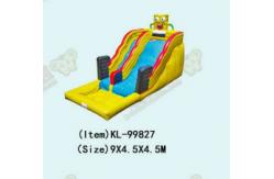 China Aldult  Outdoor Rental Inflatable Large Water Slides With Bouncy supplier