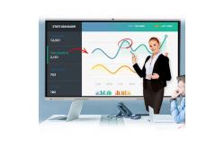 China Multipurpose 65 Inch Smart Board , Interactive Touch Screen Display IR Touch supplier