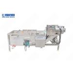 Commercial Brush Root Vegetable Washing Machine For Bamboo Shoots / Mushrooms for sale