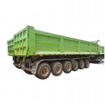 H Beam 6 Axle Dump Semi Trailer Truck 50cubic Meters Volume