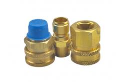 China NBR Male End Connections Straight Through Coupler supplier