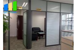 China Full Height Room Dividers Fixed Glass Partition Office Soundproof Removable Wall supplier