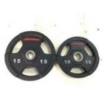 Multifunctional Rubber Coated Weight Plates Set 100kg Outdoor Exercise for sale