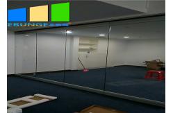 China Tempered Sliding Glass Movable Partition Wall Office Project Sliding Wall supplier