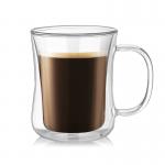220ml / 420ml Double Wall Glass Cup Insulated Thermal For Tea / Coffee for sale