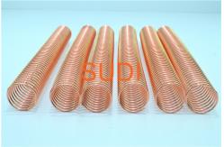 China 2mm Metal Spiral Binding Coils For Books Electroplated Single Binding supplier
