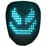 Halloween LED Adult Face Mask Gesture Control Face Changing USB Type C Charging for sale