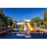 ODM Outdoor Games Play Theme Park Fiberglass Water Slide for Kids for sale
