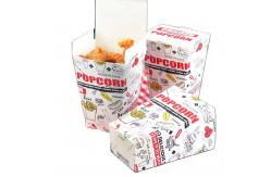China Custom Printed Kraft Clamshell Hamburger Box Eco-Friendly Fries Packaging with Logo Acceptance supplier