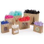 Recycled 17gsm Light Purple Tissue Paper Flower Packaging wrapping for sale