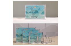 China 8x10 Clear Plastic 20mm Thickness Picture Acrylic Magnetic Photo Frame supplier