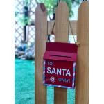 Customized Metal Christmas Decoration Post Box Hanging Handicrafts for sale