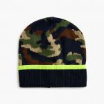 Elastic 100 Percent Cotton Winter Hats , Cool Camo Beanie Hat Custom Size for sale