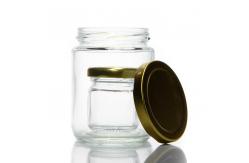 China Factory Wholesale 8Oz 16Oz 24Oz Glass Canning Jars With Lid supplier